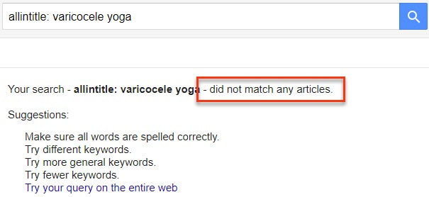 varicocele yoga (google scholar)